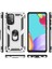 Newface Samsung Galaxy A52 Kılıf Sofya Yüzüklü Silikon Kapak - Gümüş 3