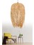 Istanbul Avize Saçaklı Rattan 50 cm Eskitme Tesisatlı Avize Bambu,iskandinav,bohem,modern Aydınlatma 2
