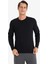 Slim Fit Dar Kesim Bisiklet Yaka Uzun Kollu Üst Z2771AZ25SP 3
