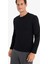 Slim Fit Dar Kesim Bisiklet Yaka Uzun Kollu Üst Z2771AZ25SP 4
