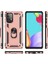 Newface Samsung Galaxy A52 Kılıf Sofya Yüzüklü Silikon Kapak - Rose 3
