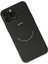 Newface iPhone 12 Pro Max Kılıf Jack Magneticsafe Lens Silikon - Siyah 3