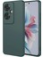 Newface Oppo Reno 11F Kılıf First Silikon - Koyu Yeşil 1