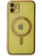 Newface iPhone 12 Kılıf Magneticsafe Lazer Silikon - Gold 3