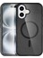 Newface iPhone 16 Plus Kılıf Glow Magsafe Kapak - Siyah 1