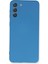 Newface Samsung Galaxy S21 Plus Kılıf Nano Içi Kadife Silikon - Mavi 1