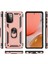 Newface Samsung Galaxy A72 Kılıf Sofya Yüzüklü Silikon Kapak - Rose 3