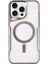 Newface iPhone 15 Pro Kılıf Boyi Magsafe Silikon Kapak - Gümüş 1