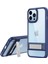 Newface iPhone 13 Pro Max Kılıf Rolet Stand Kapak - Lacivert 1