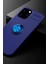 Newface iPhone 12 Pro Max Kılıf Range Yüzüklü Silikon - Mavi 2