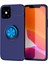 Newface iPhone 12 Mini Kılıf Range Yüzüklü Silikon - Mavi 1
