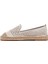 Kadın Bej Fileli Süet Espadril 25SFE402710 2