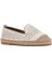 Kadın Bej Fileli Süet Espadril 25SFE402710 6