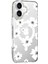 Joko Apple iPhone 16 Floral Magsafe Kapak - Beyaz 1