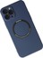 Newface iPhone 12 Pro Kılıf Jack Magneticsafe Lens Silikon - Lacivert 3