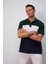 %100 Pamuk Regular Fit Polo Yaka Bloklu Kısa Kollu Tişört D7940AX25SP 1