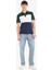%100 Pamuk Regular Fit Polo Yaka Bloklu Kısa Kollu Tişört D7940AX25SP 4