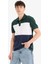 %100 Pamuk Regular Fit Polo Yaka Bloklu Kısa Kollu Tişört D7940AX25SP 5