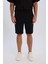 Regular Fit Beli Bağcıklı Dokulu Bermuda Şort D9451AX25SP 1