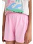 Kız Çocuk Pijama Takımı Baskılı Kısa Kollu Üst Beli Lastikli Şort E0665A825HS 5