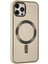 Newface iPhone 12 Pro Max Kılıf Coco Deri Magneticsafe Silikon - Krem 2