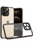 Newface iPhone 13 Pro Kılıf Miami Şeffaf Silikon - Siyah 1