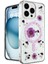 Newface iPhone 16 Pro Max Kılıf Daisy Simli Magsafe Kapak - Mor 1