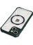 Newface iPhone 14 Kılıf Prag Magneticsafe Kapak - Koyu Yeşil 3