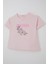 Kız Çocuk Tişört Çiçek Baskılı 8-14 Yaş, Pembe 3