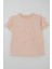 Kız Çocuk Tişört Fiyonk Aksesuar Detaylı 9-14 Yaş, Pudra 1