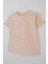 Kız Çocuk Tişört Fiyonk Aksesuar Detaylı 9-14 Yaş, Pudra 3