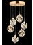 Istanbul Avize Dali 6'lı Gold Kumandalı 3 Renk Ledli Modern LED Avize 2