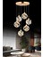 Istanbul Avize Dali 6'lı Gold Kumandalı 3 Renk Ledli Modern LED Avize 6