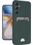 Newface Samsung Galaxy A16 5g Kılıf Kelvin Kartvizitli Silikon - Koyu Yeşil 2