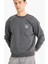 Fast & Furious Boxy Fit Bisiklet Yaka Sırt Baskılı Kalın Sweatshirt E1115AX25SP 4