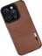 Newface iPhone 14 Pro Kılıf Loop Deri Silikon - Kahverengi 3