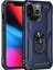 Newface iPhone 13 Pro Max Kılıf Sofya Yüzüklü Silikon Kapak - Lacivert 1