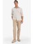 %100 Pamuk Yazlık Jogger Pantolon Regular Fit Normal Kesim Keten Görünümlü Düz Paça Cepli B4138AX25SP 4