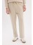 Regular Fit Eşofman Altı İçi Polarlı Basic Düz Cepli Beli Bağcıklı Düz Paça D7836AX25SP 1