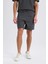 Regular Fit Düz Paça Cepli Basic Düz Şort B8792AX25SM 1