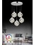 Istanbul Avize Dali 5'li Gümüş Kumandalı 3 Renk Ledli Modern LED Avize 2