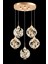 Istanbul Avize Dali 5'li Gold Kumandalı 3 Renk Ledli Modern LED Avize 2