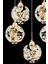 Istanbul Avize Dali 5'li Gold Kumandalı 3 Renk Ledli Modern LED Avize 6