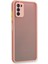 Newface Samsung Galaxy A03S Kılıf Montreal Silikon Kapak - Pembe 2