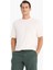 %100 Pamuk Boxy Fit Bisiklet Yaka Basic Düz Kısa Kollu Tişört D7481AX25SP 3