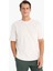 %100 Pamuk Boxy Fit Bisiklet Yaka Basic Düz Kısa Kollu Tişört D7481AX25SP 4