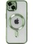 Newface iPhone 14 Plus Kılıf Kross Magneticsafe Kapak - Koyu Yeşil 1