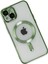 Newface iPhone 14 Plus Kılıf Kross Magneticsafe Kapak - Koyu Yeşil 3
