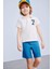 Erkek Bebek Polo Yaka Baskılı Pike Kısa Kollu Tişört E1126A525SM 2