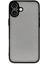 Newface iPhone 16 Plus Kılıf Montreal Silikon Kapak - Siyah 1